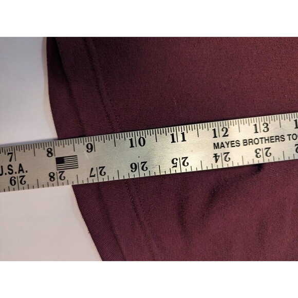 Pink Long Sleeve Light Sweater Womens XS Maroon Red Burgundy Love Pink - Picture 10 of 10